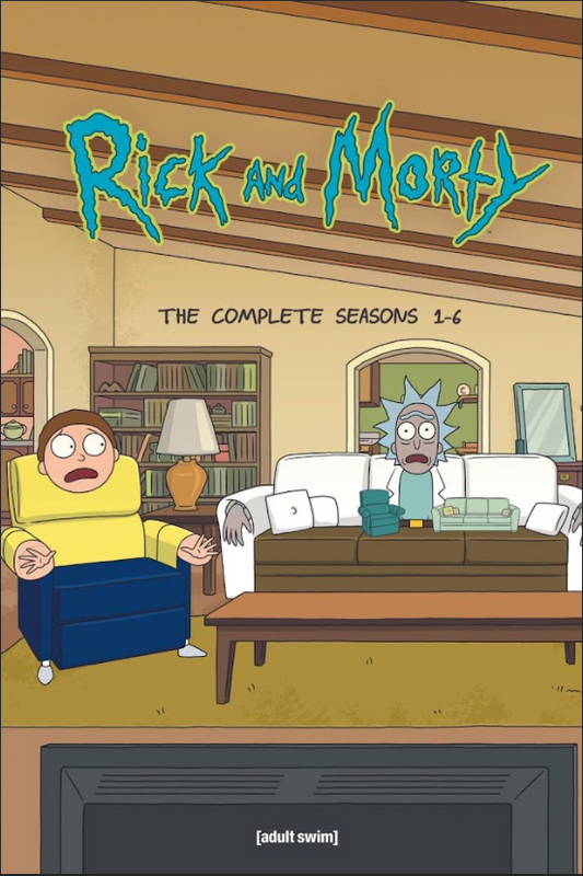 Rick and Morty 2013 Poster 24x36 - Animated Sci-Fi Comedy Surreal Adventures