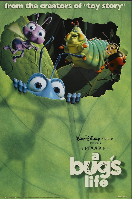 A Bug's Life (1998) Poster 24x36 – Pixar Animated Adventure, Flik and Friends