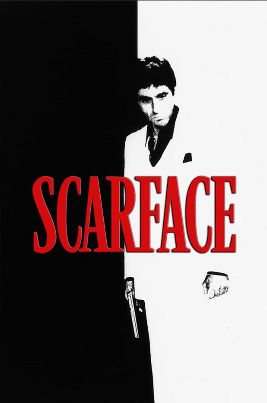 Scarface 1983 Movie Poster 24x36 - Al Pacino Classic - Crime Drama - Iconic Gang