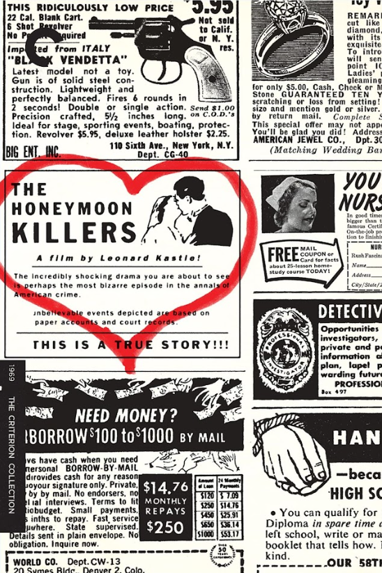 The Honeymoon Killers 1970 Movie Poster 24x36 True Crime Thriller Classic - PosterFire.com