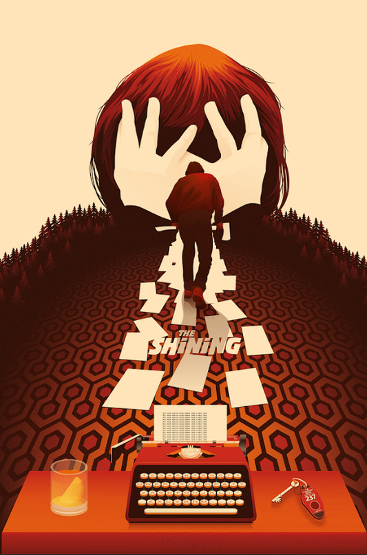 The Shining 1980 Poster 24x36 Iconic Horror Thriller Jack Nicholson Art