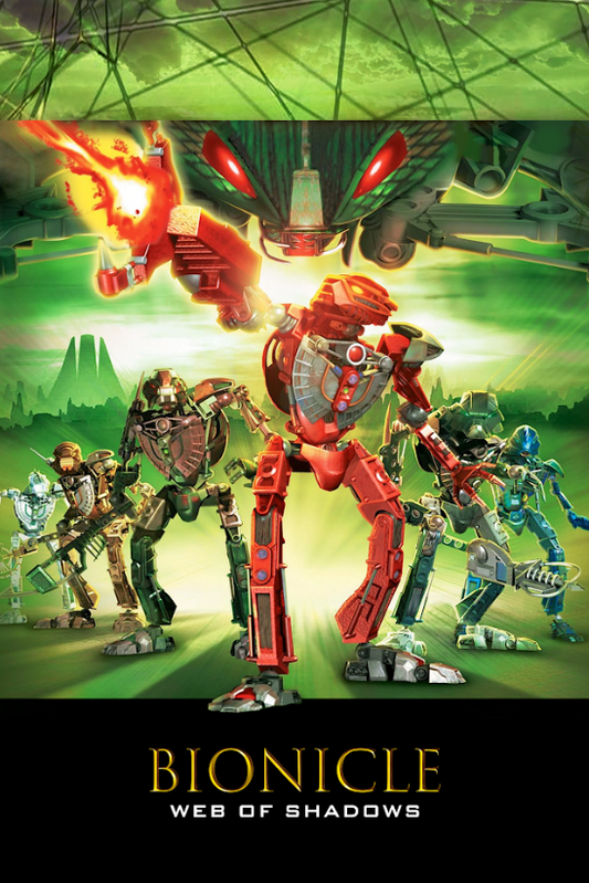 2005 Bionicle 3: Web of Shadows Poster 24x36 | Animated Adventure | Collectible