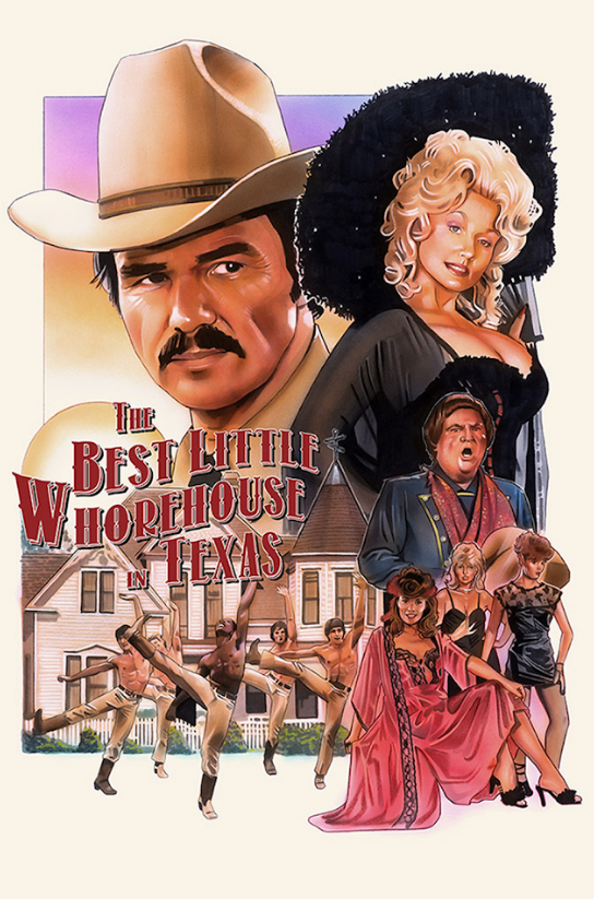 The Best Little Whorehouse in Texas 1982 Poster 24x36 - Musical Comedy Dolly