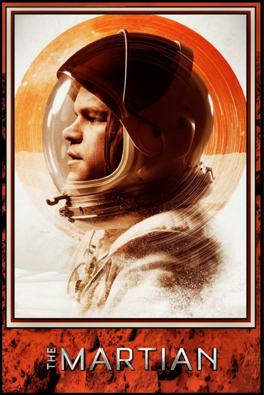 The Martian 2015 Poster 24x36 - Matt Damon Sci-Fi Survival Drama Space Adventure - PosterFire.com