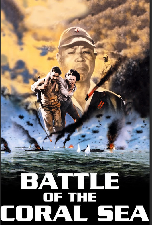 Battle of the Coral Sea 1959 Poster 24x36 WWII Naval Drama Classic Art