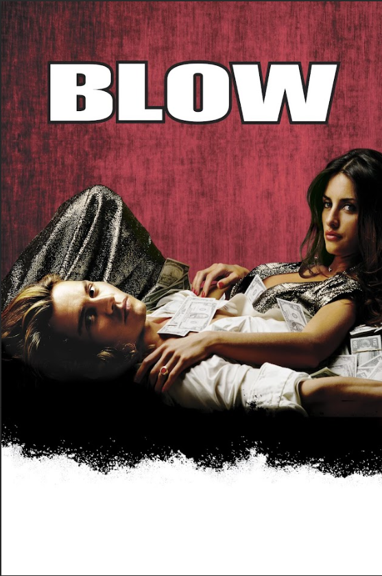 Blow (2001) 24x36 Poster Johnny Depp Crime Drama Classic Retro Artwork