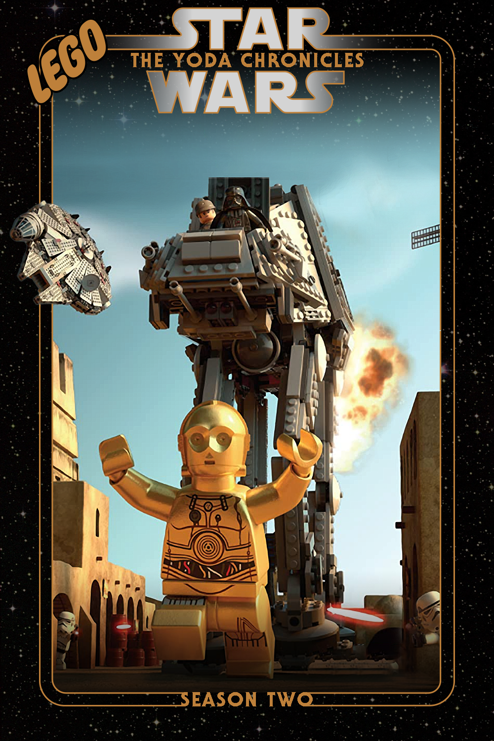 LEGO Star Wars Yoda Chronicles (2013) Poster 24x36 - Season 2 Jedi Adventures - PosterFire.com