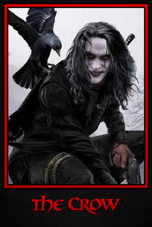 The Crow 1994 Poster 24x36 - Cult Action Fantasy Brandon Lee Dark Thriller - PosterFire.com