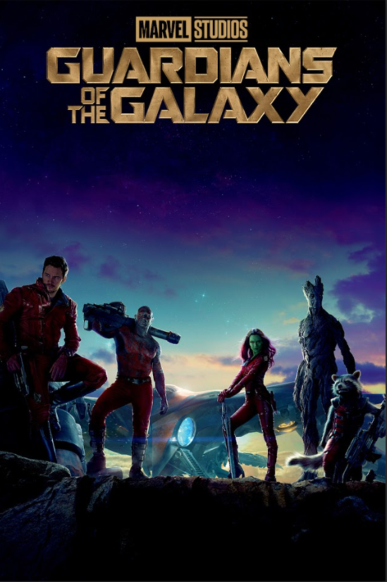 Guardians of the Galaxy 2014 Poster 24x36 - Marvel Sci-Fi Adventure, Star-Lord