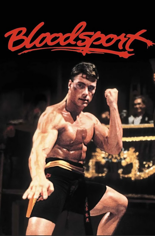 Bloodsport (1988) 24x36 Poster Jean-Claude Van Damme Martial Arts Action Classic