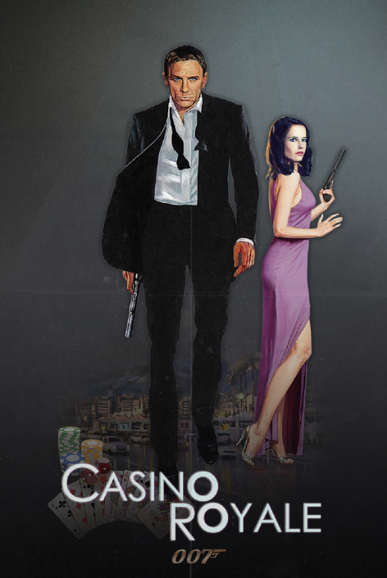 Casino Royale 2006 Poster 24x36 - Daniel Craig Bond Thriller Action High-Stakes - PosterFire.com