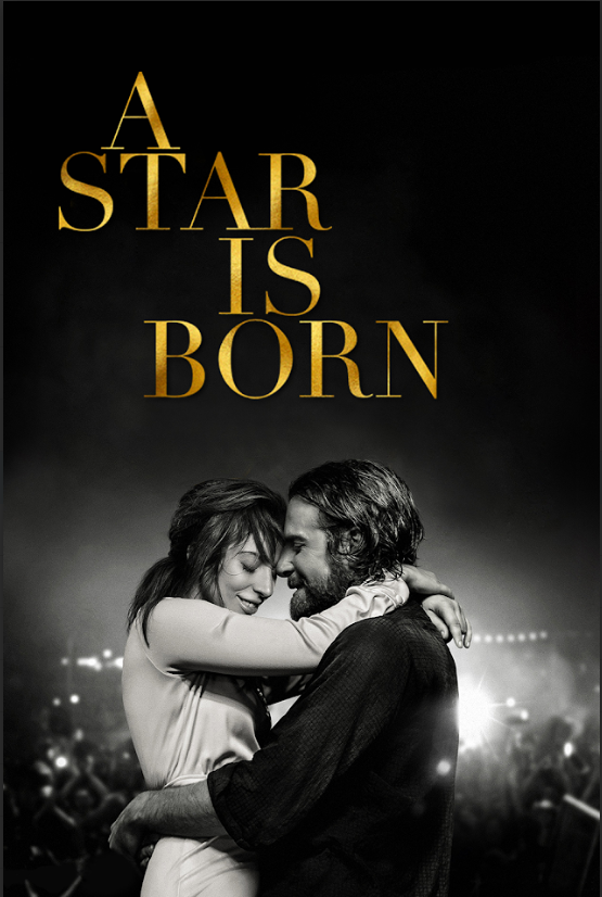 A Star Is Born (2018) 24x36 Poster - Lady Gaga, Bradley Cooper, Musical Drama - PosterFire.com