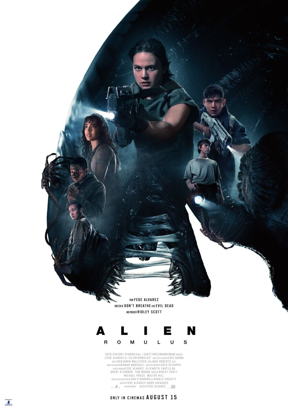 Alien Romulus Movie Poster 24x36 Ridley Scott Aliens Predator Ripley 2024 imax