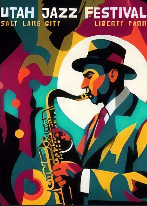 Utah Jazz Festival Poster 24x36 - Vibrant Event, Classic Design, Rare Art - PosterFire.com