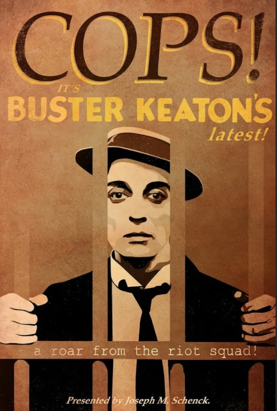 Cops 1922 Poster 24x36 - Silent Comedy, Buster Keaton Classic, Slapstick - PosterFire.com