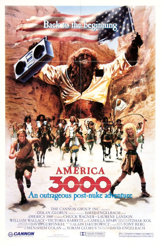 America 3000 Movie Poster - Vintage Sci-Fi Cult Classic Collectible Art Print