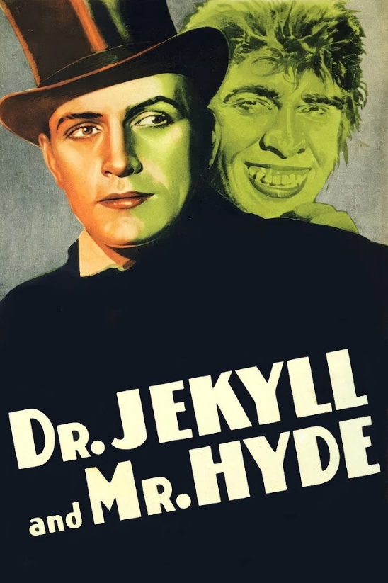 Dr. Jekyll and Mr. Hyde 1931 Movie Poster 24x36 - Classic Horror Thriller Dual