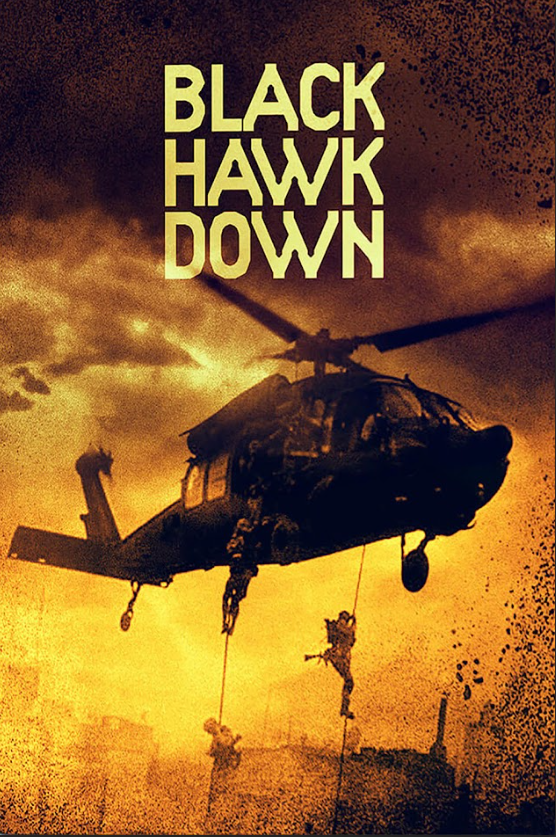 Black Hawk Down 2001 Poster 24x36 - Military Action, Ridley Scott, Intense Drama