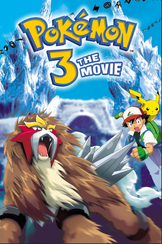 Pokemon 3: The Movie 2000 Poster 24x36 - Animated Adventure Ash Pikachu Entei