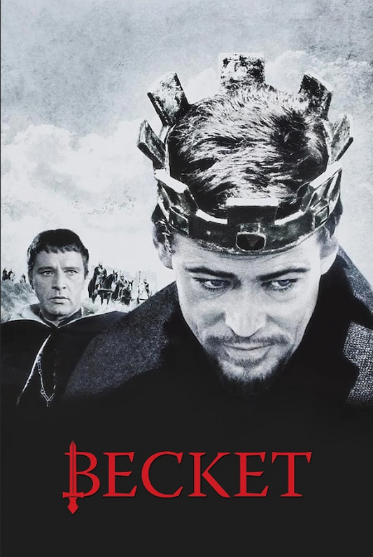 Becket 1964 Poster 24x36 Richard Burton Peter O'Toole Historical Drama Art - PosterFire.com