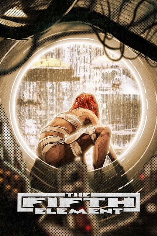 The Fifth Element 1997 Movie Poster 24x36 Bruce Willis Sci-Fi Action Classic - PosterFire.com