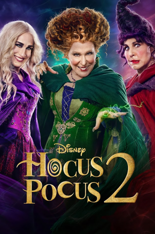 Hocus Pocus 2 (2022) Poster - Disney Sequel Magic with Sanderson Sisters, Hallow - PosterFire.com