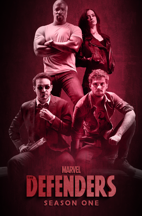 Marvel's The Defenders Season 1 Poster 24x36 - Epic Team-Up of Daredevil - PosterFire.com