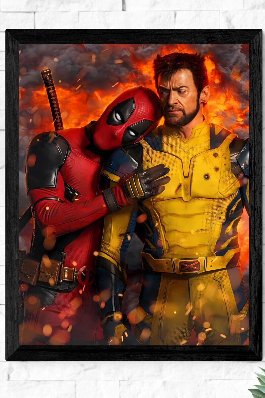 Deadpool vs Wolverine Posters 24x36 Many Versions! Ryan Reynolds Hugh Jackman 24 - PosterFire.com