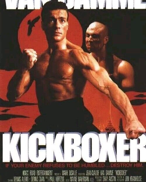 Kickboxer 1989 Movie Poster 24x36 - Fighting Jean Claude Van Damme Classic Arts - PosterFire.com