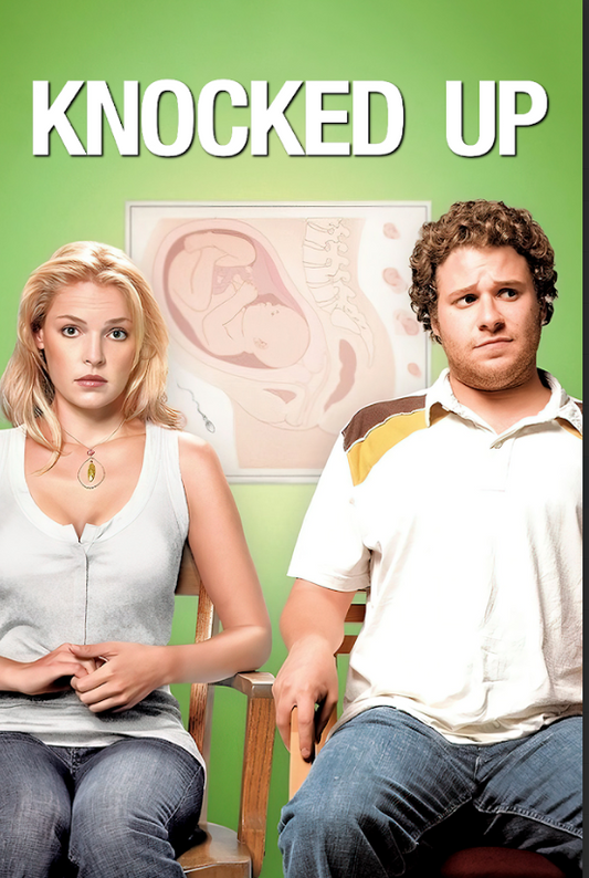 Knocked Up 2007 Poster 24x36 - Comedy Seth Rogen Katherine Heigl Hilarious - PosterFire.com