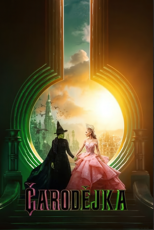 Wicked 2024 Poster (5) - Vibrant Broadway Musical Artwork, Stunning Emerald Desi