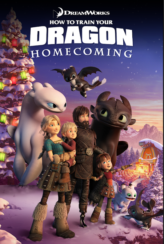 How to Train Your Dragon: Homecoming 2019 Movie Poster 24x36 | Animated Short