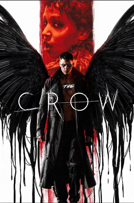 The Crow 2024 Poster 24x36 - Dark Fantasy Action Brandon Lee Tribute - PosterFire.com