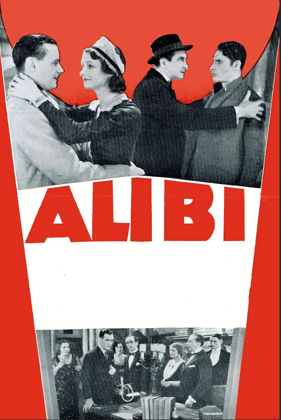 Alibi (1931) Poster - 24x36 | Classic Crime Drama | Silent Film Art - PosterFire.com