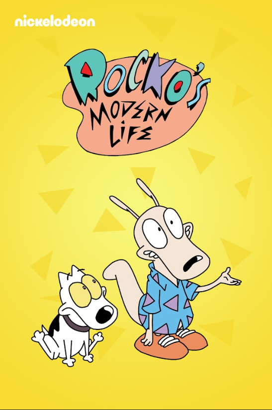 Rocko's Modern Life 1993 Poster 24x36 - Animated Retro Classic Offbeat Adventure