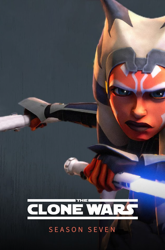 Star Wars The Clone Wars Season 7 (2008) 24x36 Poster Ahsoka vs Darth Maul Art