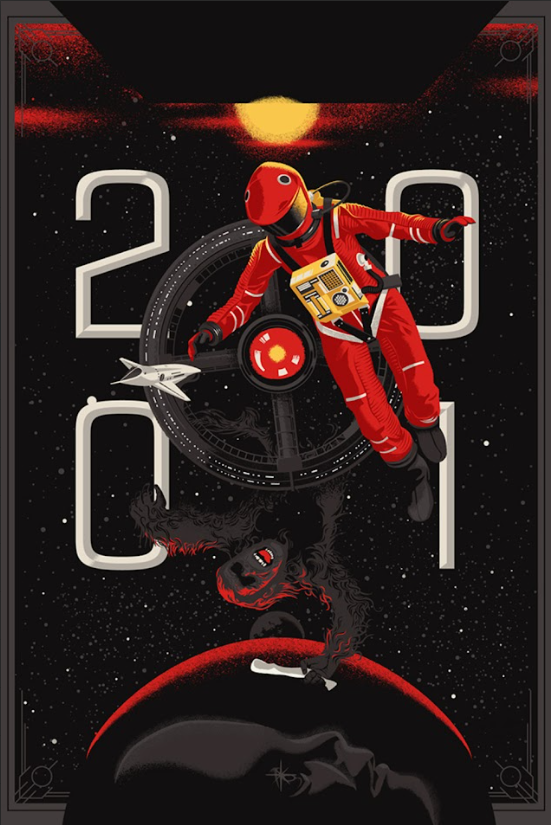 2001: A Space Odyssey (1968) Movie Poster - 24x36 | Stanley Kubrick Poster - PosterFire.com