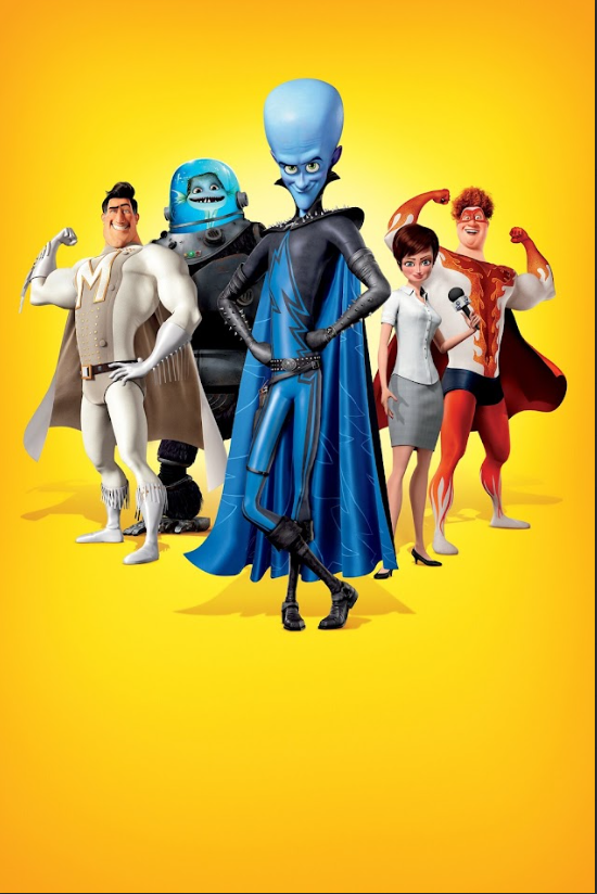 Megamind (2010) Movie Poster 24x36 Animated Comedy, Will Ferrell, Hilarious