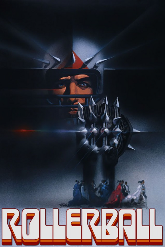 1975 Rollerball Movie Poster 24x36 Dystopian Sci-Fi Action Film - PosterFire.com