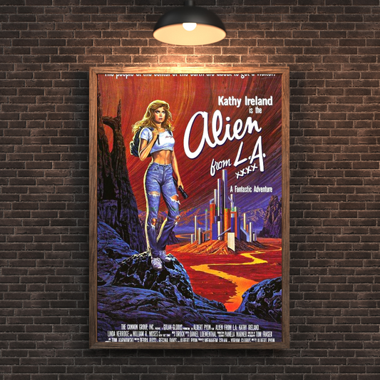 Alien from LA Movie Poster - Vintage Sci-Fi Adventure Collectible Art Print - PosterFire.com