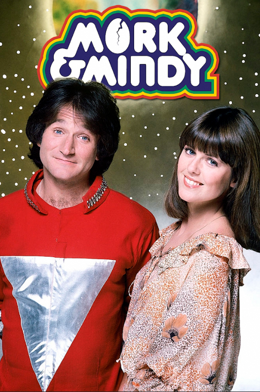 Mork & Mindy 1978 Poster 24x36 - Iconic Comedy, Robin Williams and Alien Shenani - PosterFire.com