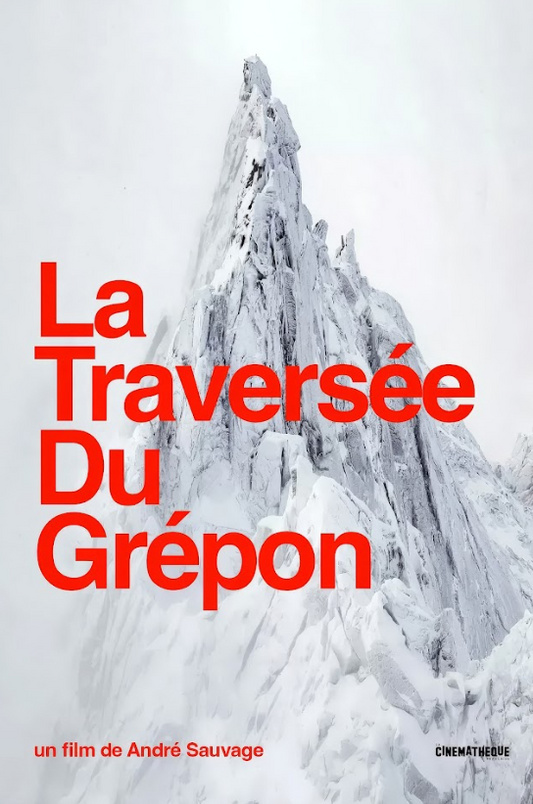 La Traversée du Grépon 1923 Movie Poster 24x36 - French Silent Film, Mountain Cl - PosterFire.com