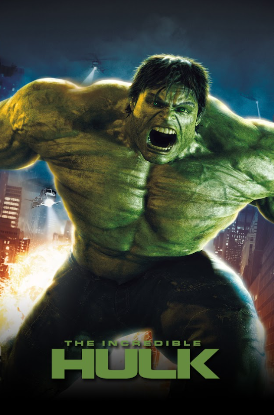 The Incredible Hulk 2008 Poster 24x36 - Superhero Action Edward Norton