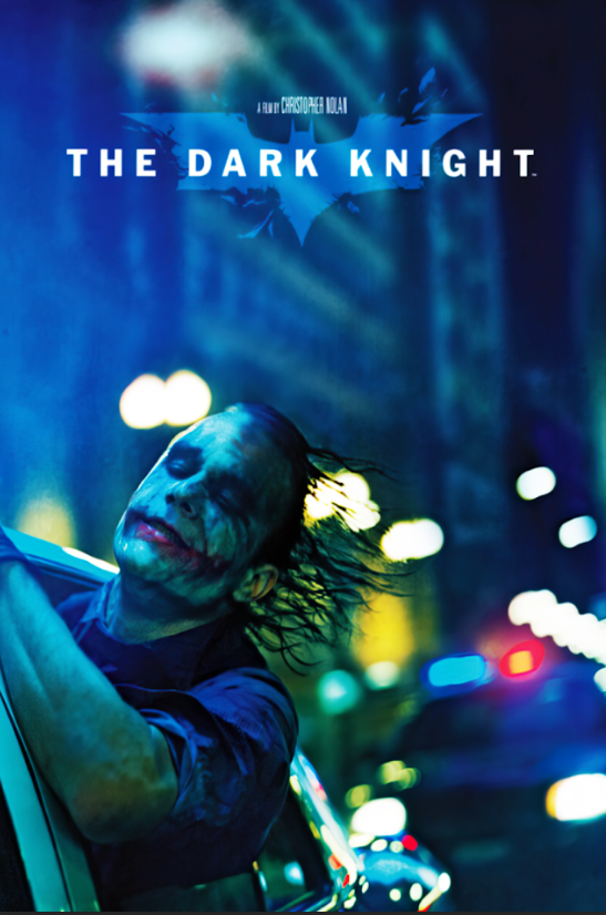 The Dark Knight 2008 Poster 24x36 - Batman Heath Ledger Joker High-Impact - PosterFire.com