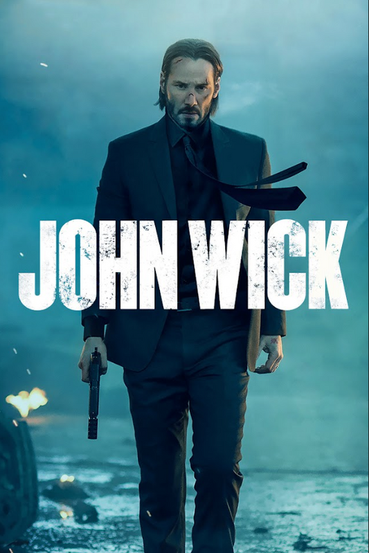 John Wick 2014 Movie Poster 24x36 - Action Thriller, Keanu Reeves, Hitman Reveng - PosterFire.com