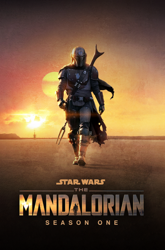 The Mandalorian Season 1 2019 Poster 24x36 - Star Wars Action Adventure Baby Yod - PosterFire.com