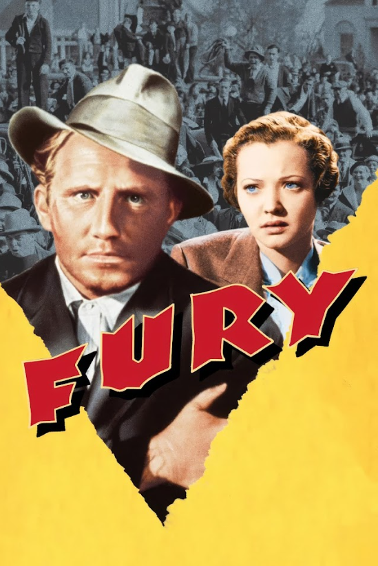 Fury 1936 Movie Poster 24x36 | Classic Crime Drama | Spencer Tracy, Fritz Lang - PosterFire.com