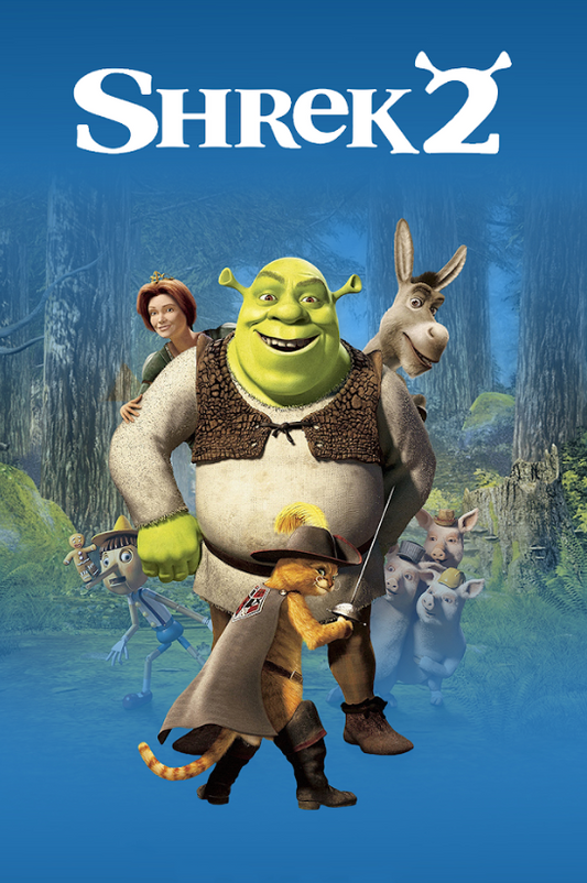 Shrek 2 2004 Movie Poster 24x36 - Animated Comedy - DreamWorks Sequel