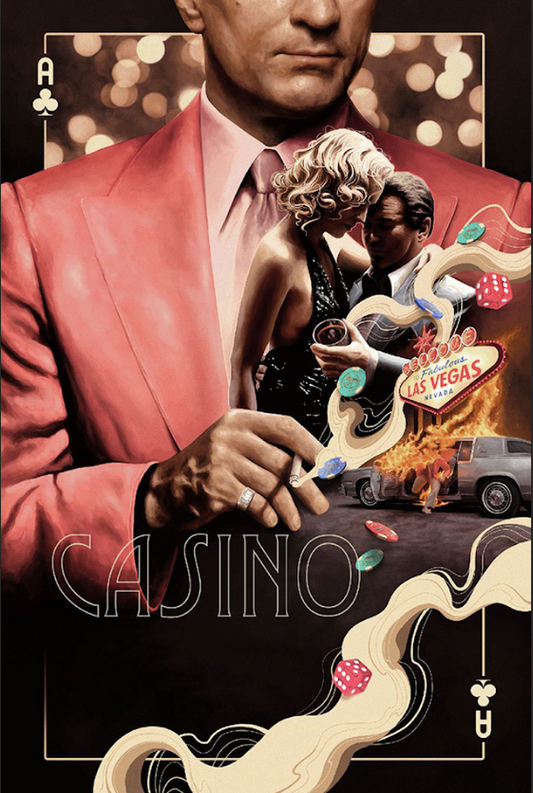 Casino 1995 Poster 24x36 - Robert De Niro, Martin Scorsese, Crime Drama Art - PosterFire.com