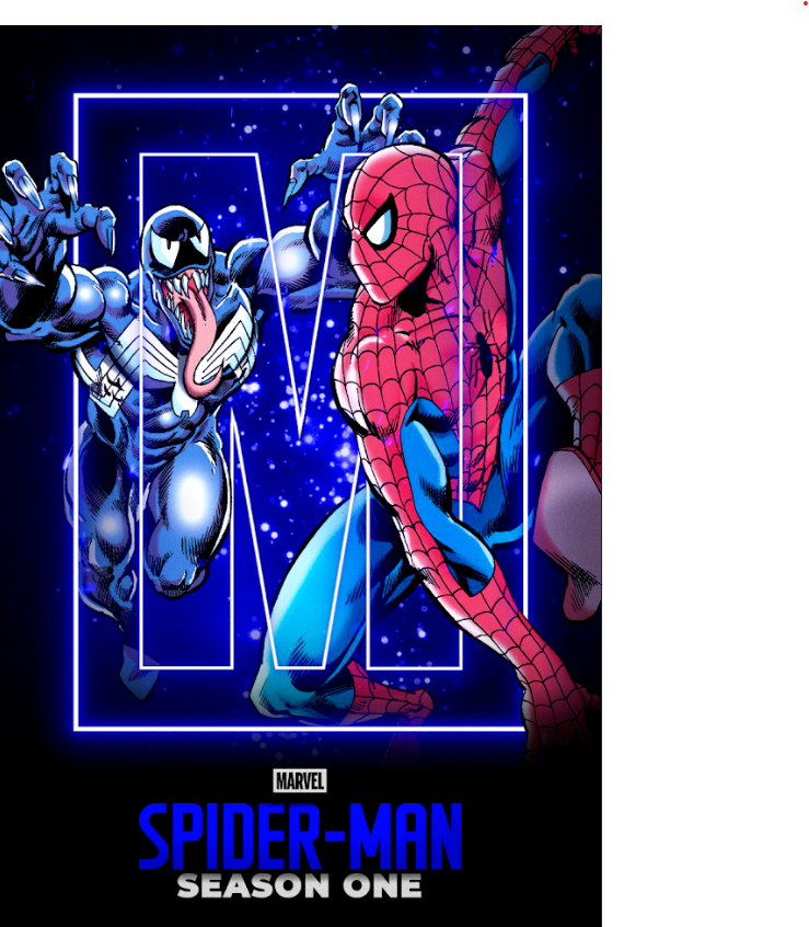 Spider-Man 1994 Season 1 Poster 24x36 - Marvel Animated Series Superhero